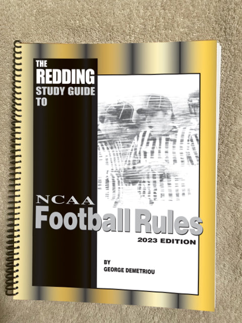 2023 The Redding Study Guide to the NCAA FB Rules Book - Spiral Bound